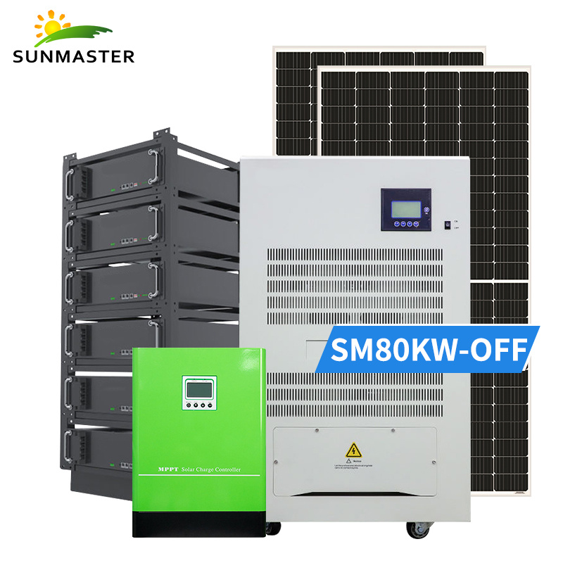 Système solaire 80KW hors réseau