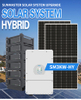 Système solaire hybride 3KW